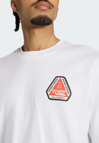 T-Shirt fonctionnel 'Audi Revolut F1 Team Nico Hülkenberg' ADIDAS PERFORMANCE en blanc