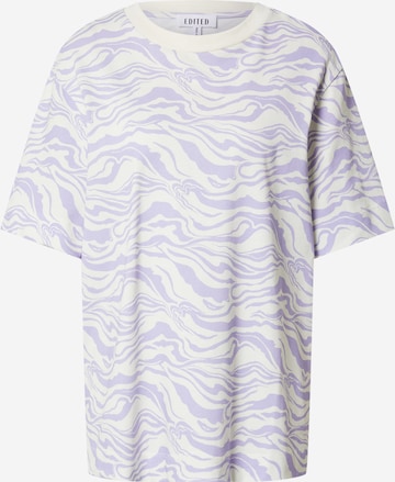 T-shirt 'Elisa' EDITED en violet : devant