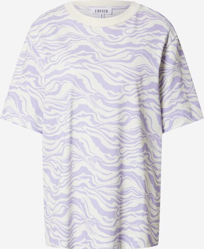 EDITED Koszulka 'Elisa' w kolorze jasnofioletowy / białym, Podgląd produktu
