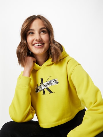 Calvin Klein Jeans - Sweatshirt em amarelo