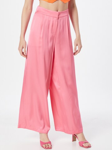 Wide Leg Pantalon ESPRIT en rose : devant