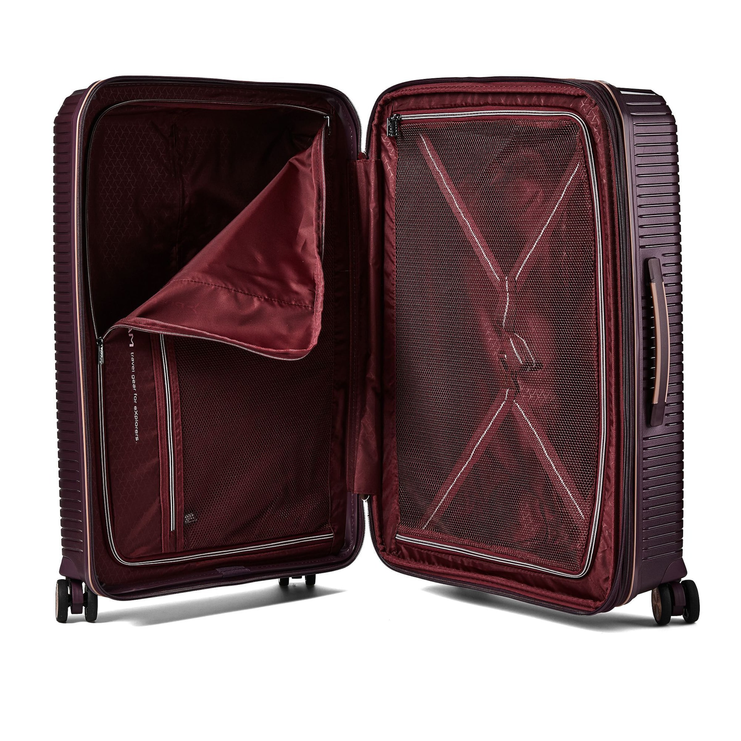 Polestream (STRZ) Suitcase Set 'Paris ' in Purple