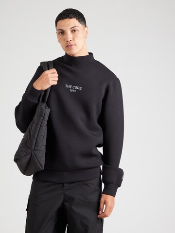 INDICODE JEANS Sweatshirt 'Collen' in Schwarz: Vorderseite
