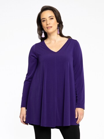 YOEK Tuniek in Lila: voorkant