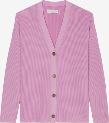 Marc O'Polo Knit Cardigan in Purple: front