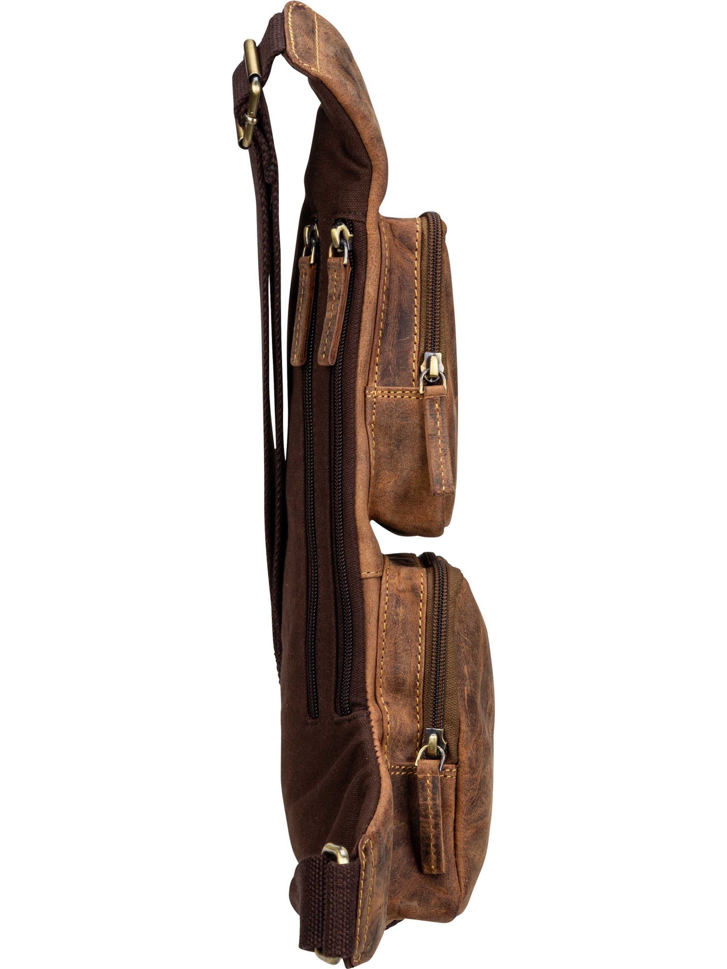 GREENBURRY Backpack ' Vintage 1543 B' in Brown