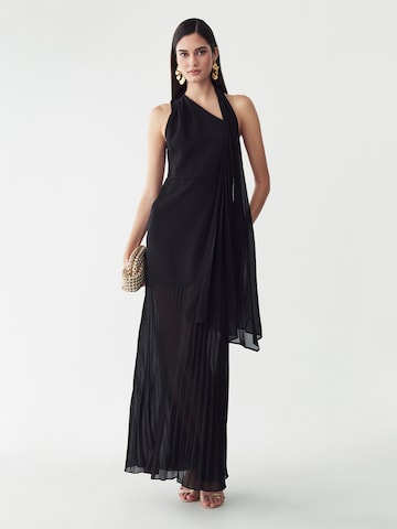 Robe Willa en noir : devant