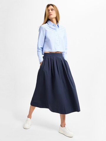 Marie Lund Blouse ' ' in Blauw: voorkant