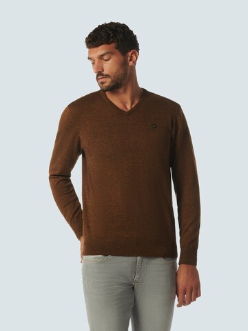 Pull-over No Excess en marron : devant