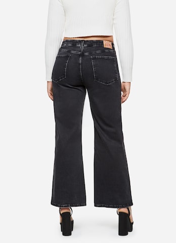 Wide leg Jeans 'Dua 90'S' de la Pepe Jeans pe negru