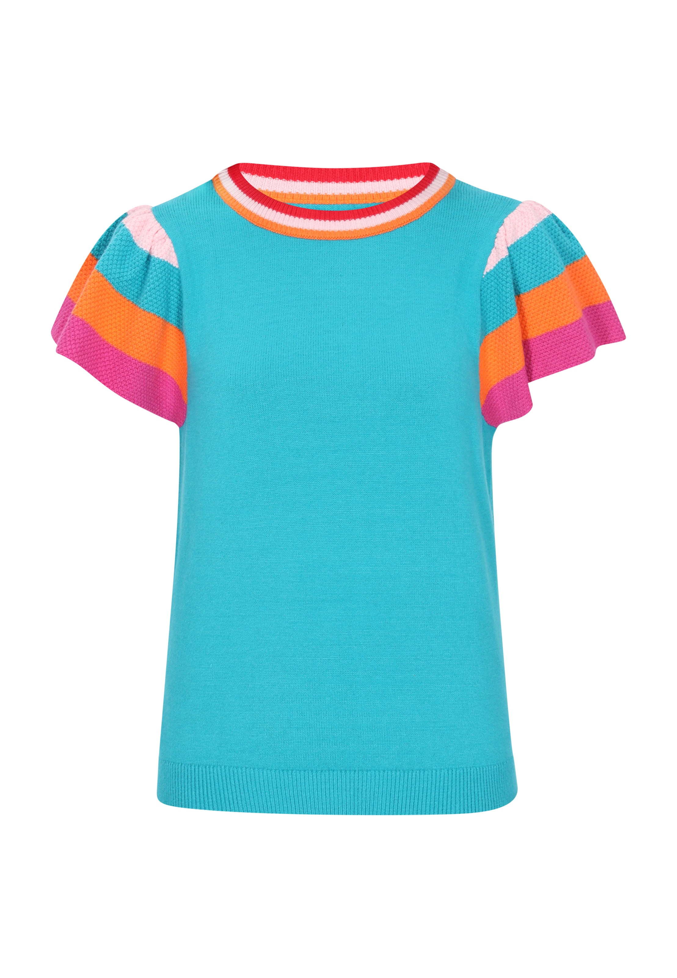 faina Pullover 'Fashion Look' in Grün: Vorderseite