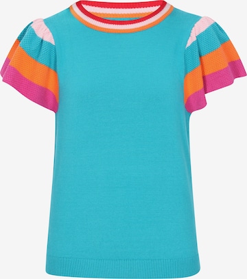 faina Pullover 'Fashion Look' in Grün: Vorderseite