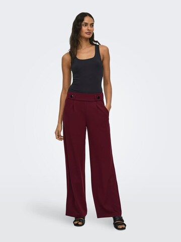 Jaqueline de Yong Baggy Trousers 'Geggo' in Red: front