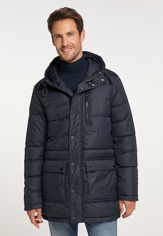 ICEBOUND Winter Jacket in Blue: front