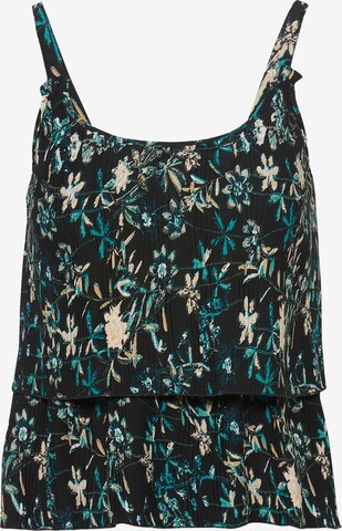 KOROSHI - Blusa en negro: frente