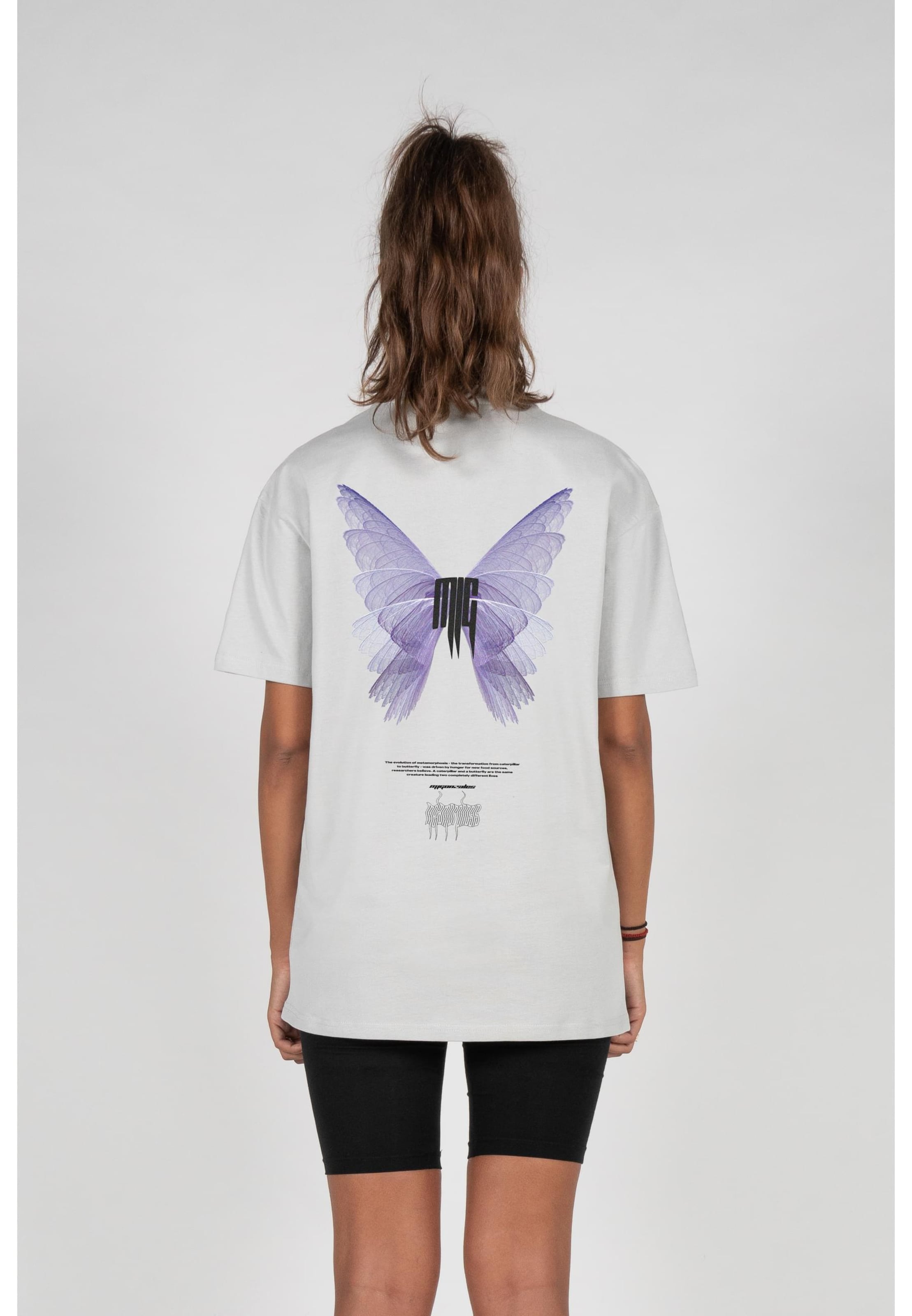 MJ Gonzales T-shirt 'METAMORPHOSE V.2' i vit: framsida