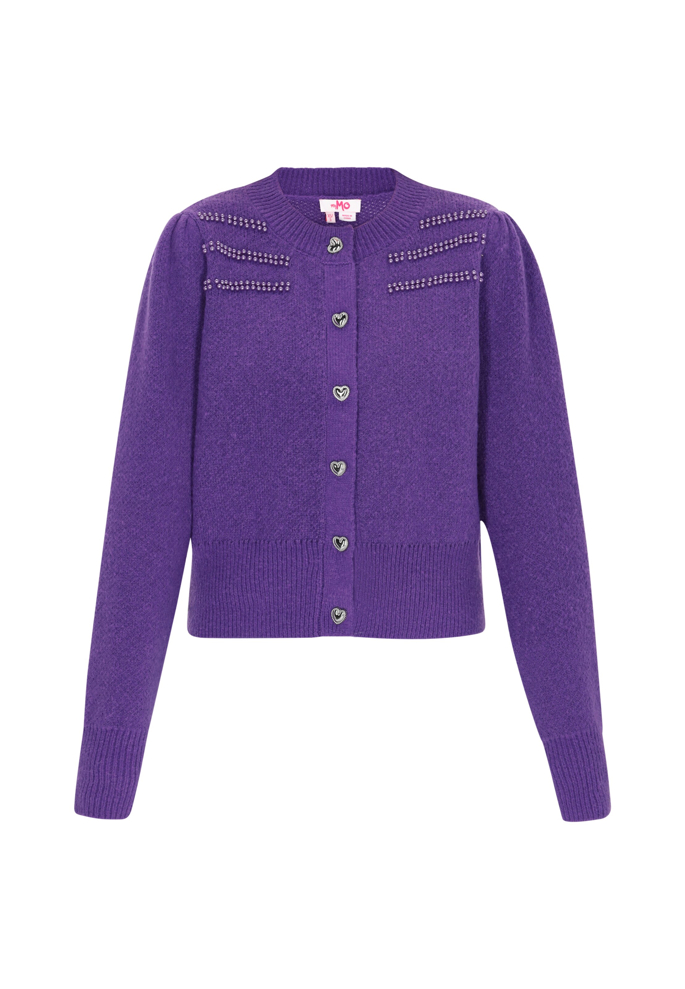 MYMOKardigan - ljubičasta boja: prednji dio