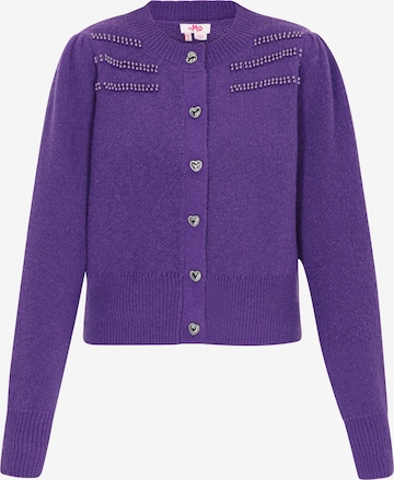 MYMO - Casaco de malha em roxo: frente