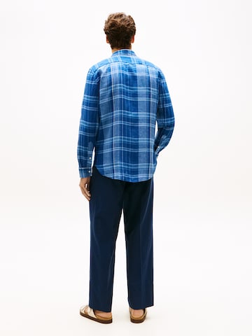 TOMMY HILFIGER Regular Fit Hemd in Blau