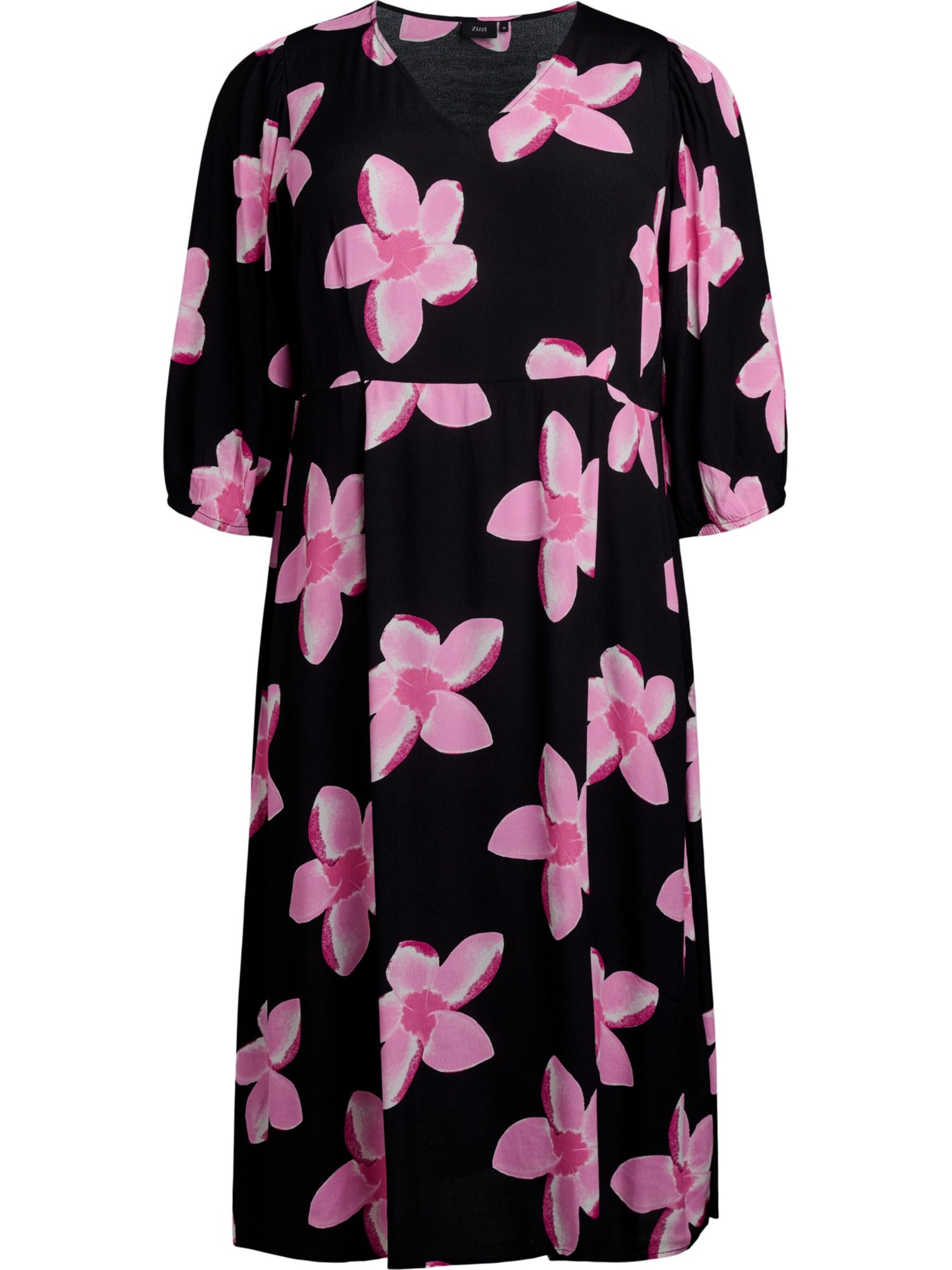 Zizzi - Vestido 'VBella' em preto: frente