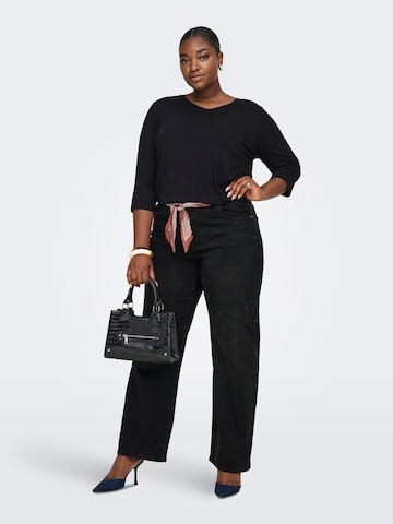 ONLY Carmakoma Loosefit Jeans 'CARWilly' in Zwart