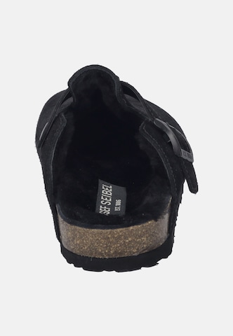JOSEF SEIBEL Clogs 'Hermine' in Zwart