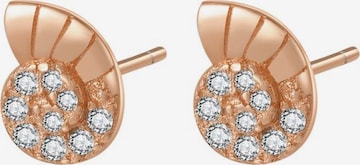 Hey Happiness - Pendientes 'Nautilus Shine' en oro: frente