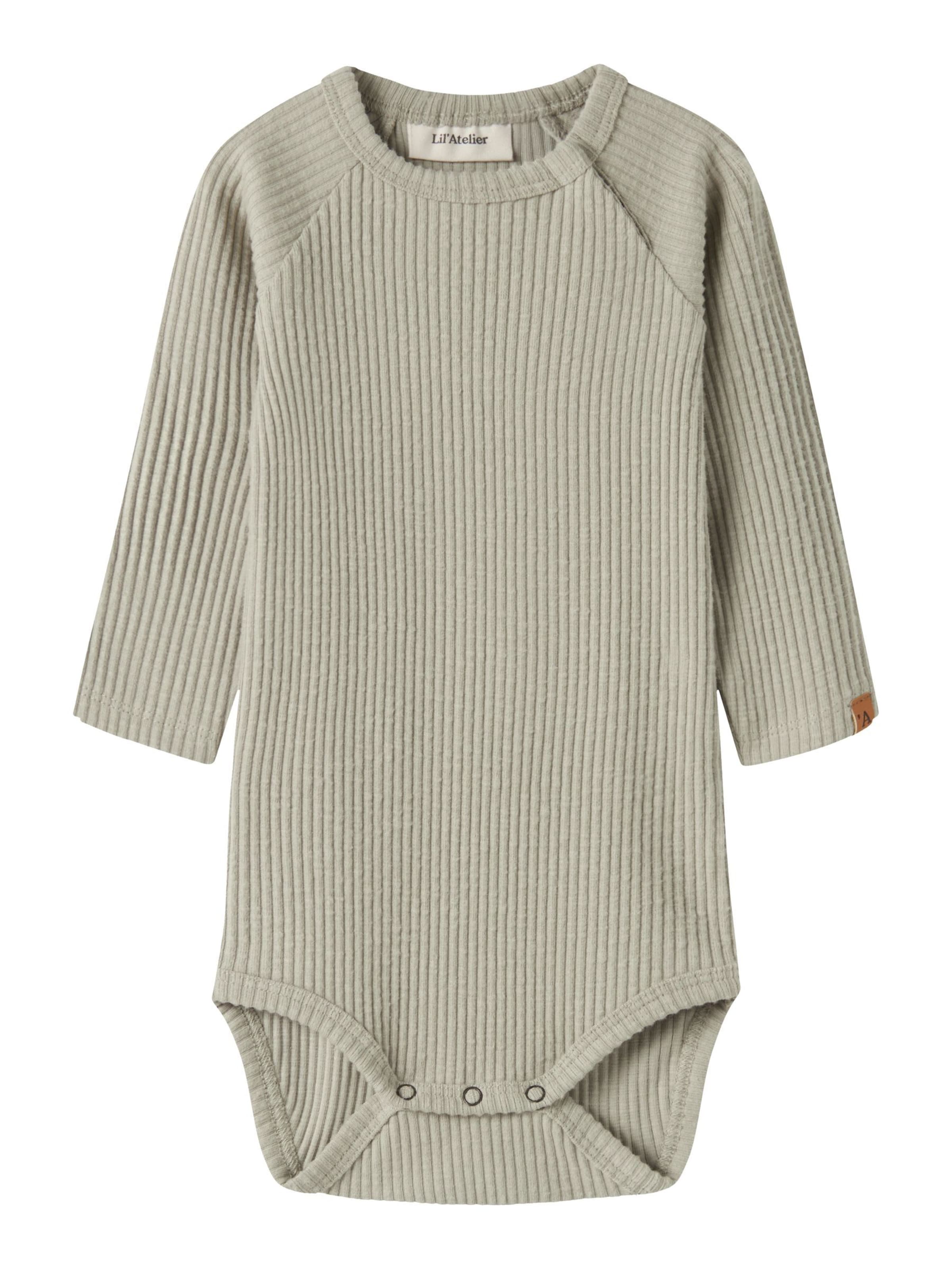 Lil'Atelier - Pijama entero/body en verde: frente