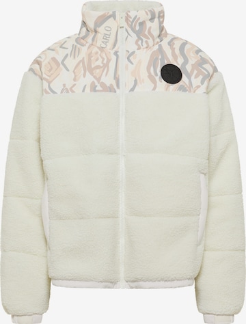 Veste d’hiver Carlo Colucci en blanc : devant