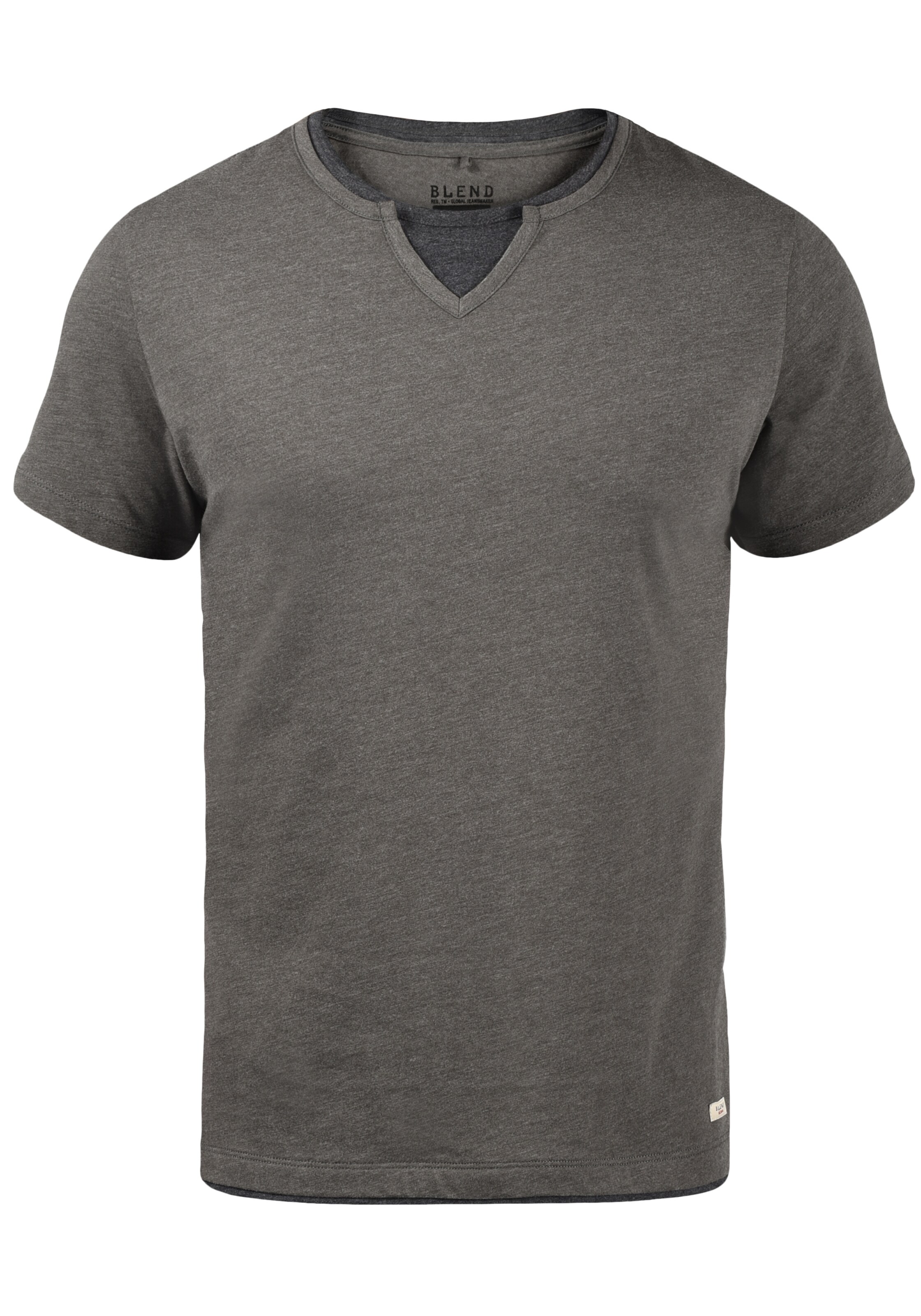 T-Shirt 'Leonis' BLEND en gris : devant