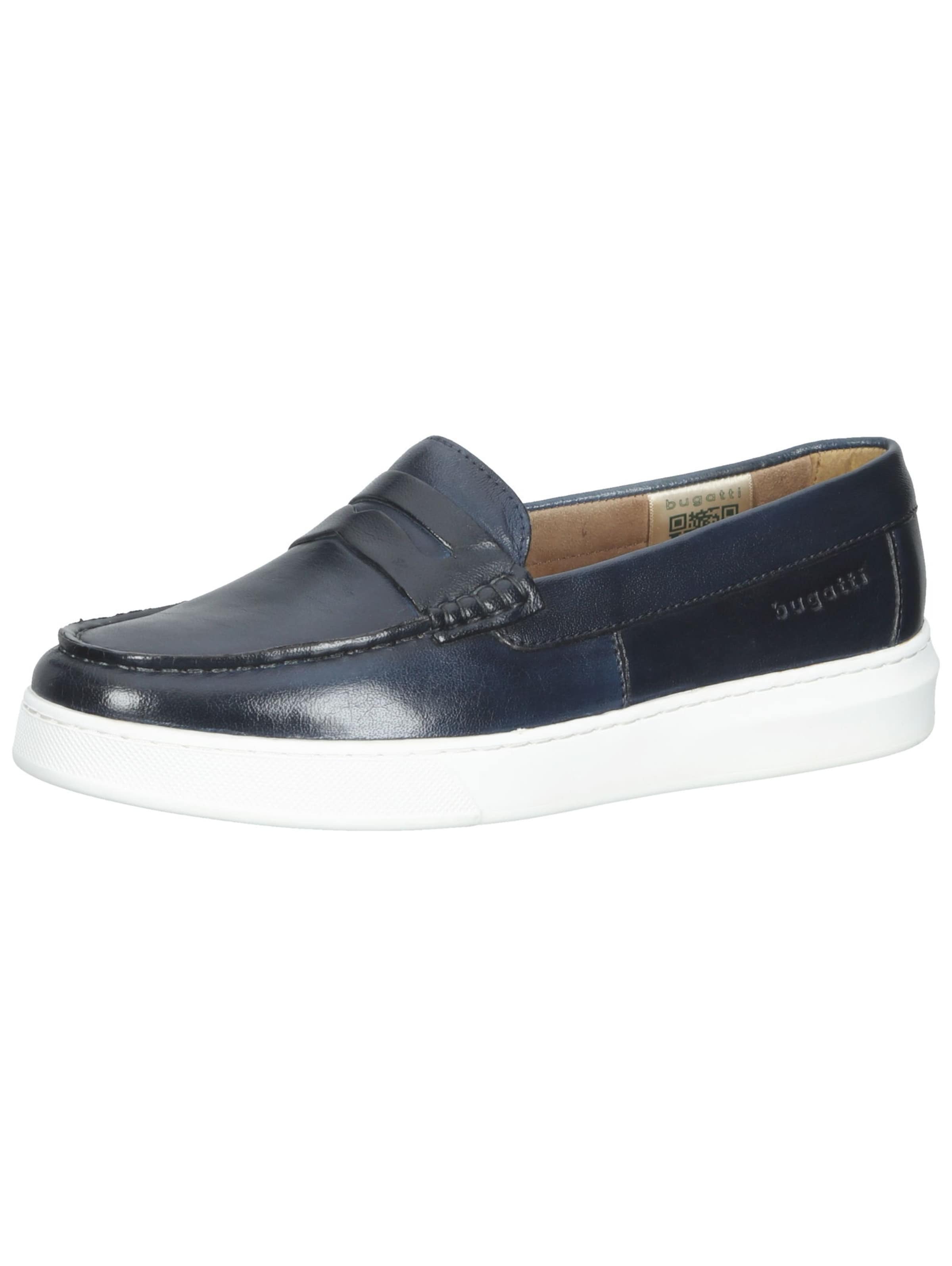 Chaussure basse bugatti en bleu : devant