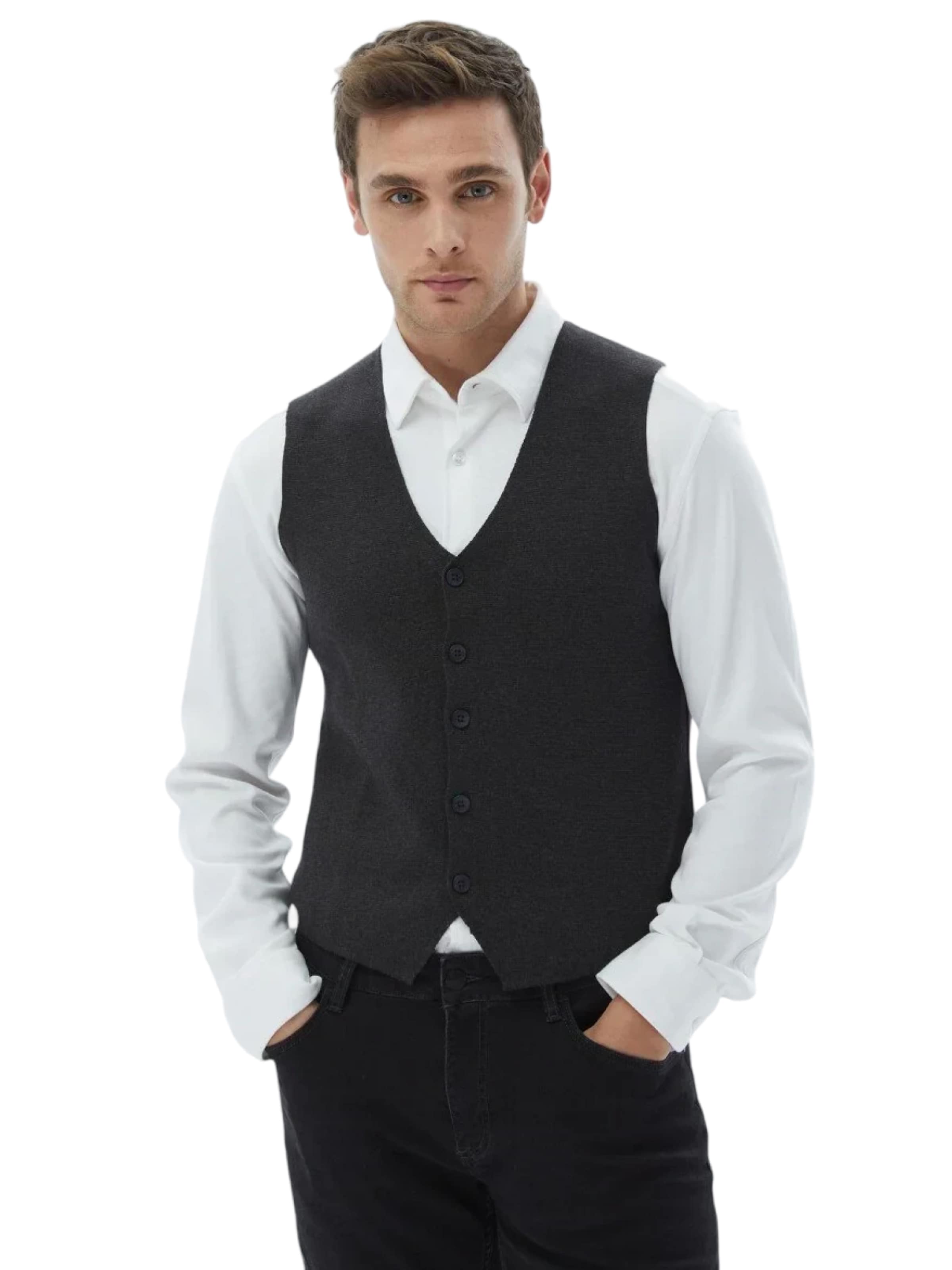 Gilet KİP en gris : devant