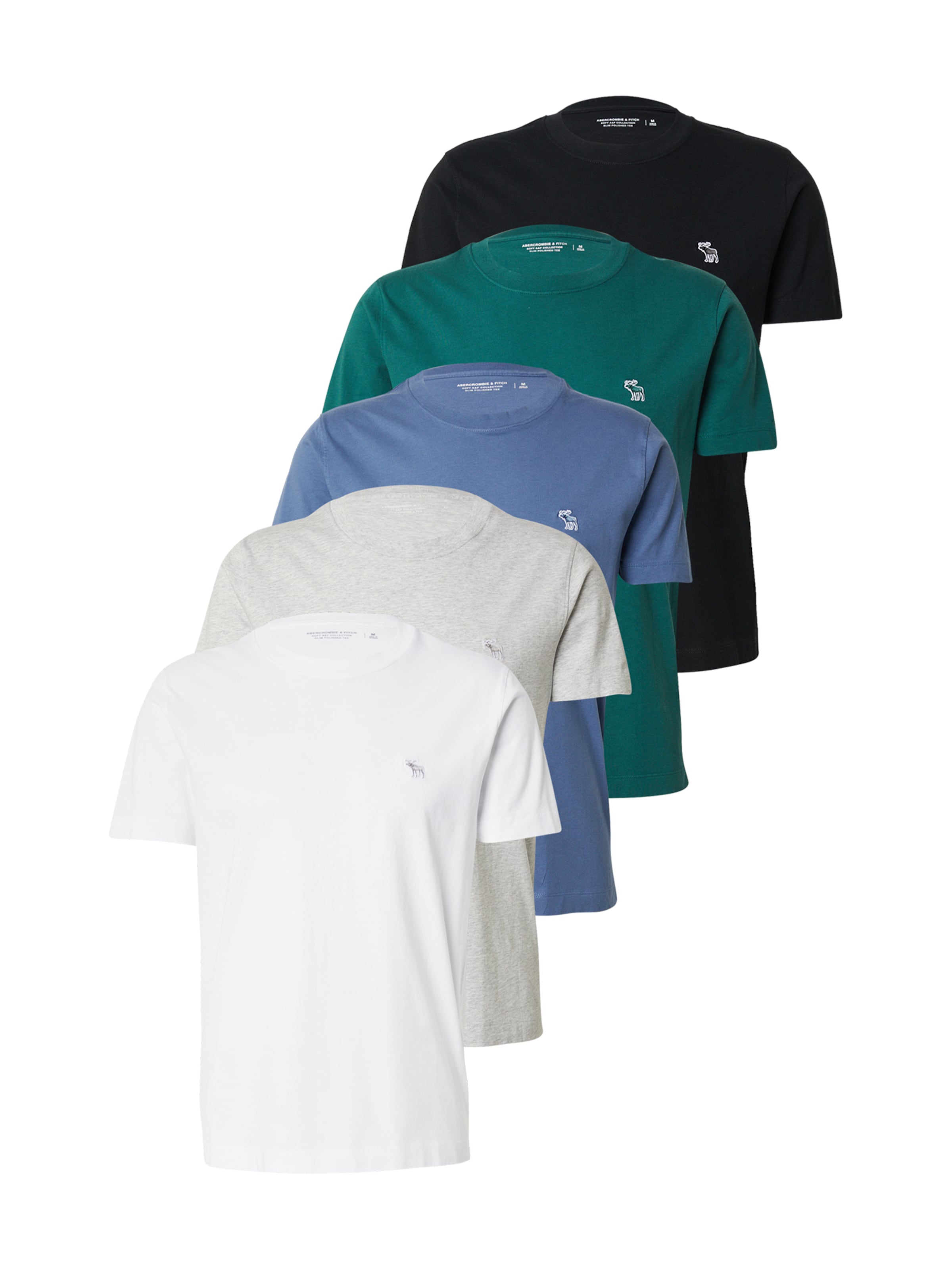 Abercrombie & Fitch Μπλουζάκι σε μπλε: μπροστά