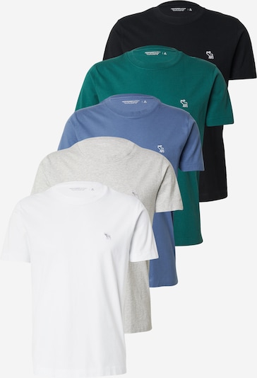 Marškinėliai iš Abercrombie & Fitch, spalva – tamsiai mėlyna / šviesiai pilka / žalia / juoda / balta, Prekių apžvalga