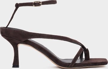 Estro Sandal '5721' i brun: framsida
