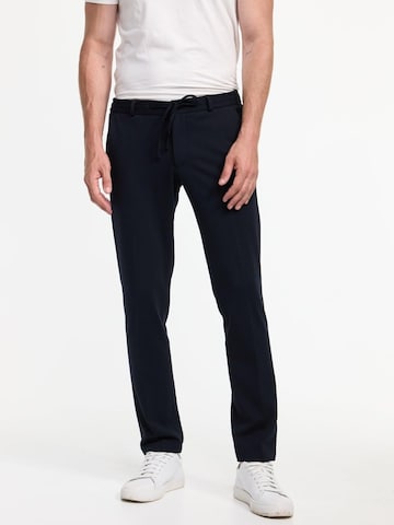 Zuitable Slim fit Pants 'DiSpartaflex SE' in Blue: front