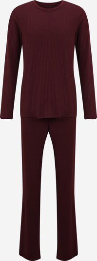 SCHIESSER Pyjama in burgunder, Produktansicht