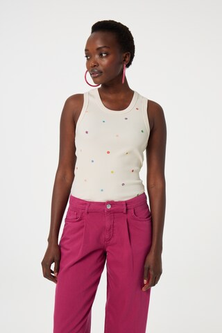 Fabienne Chapot Top in Beige: front