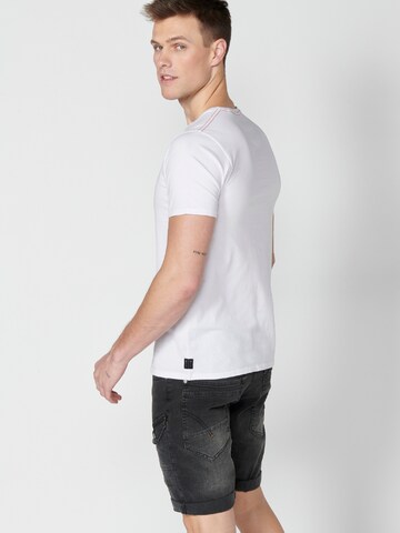 KOROSHI T-Shirt in Weiß