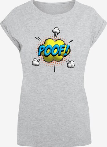 Maglietta 'Poof Comic' di Merchcode in grigio: frontale