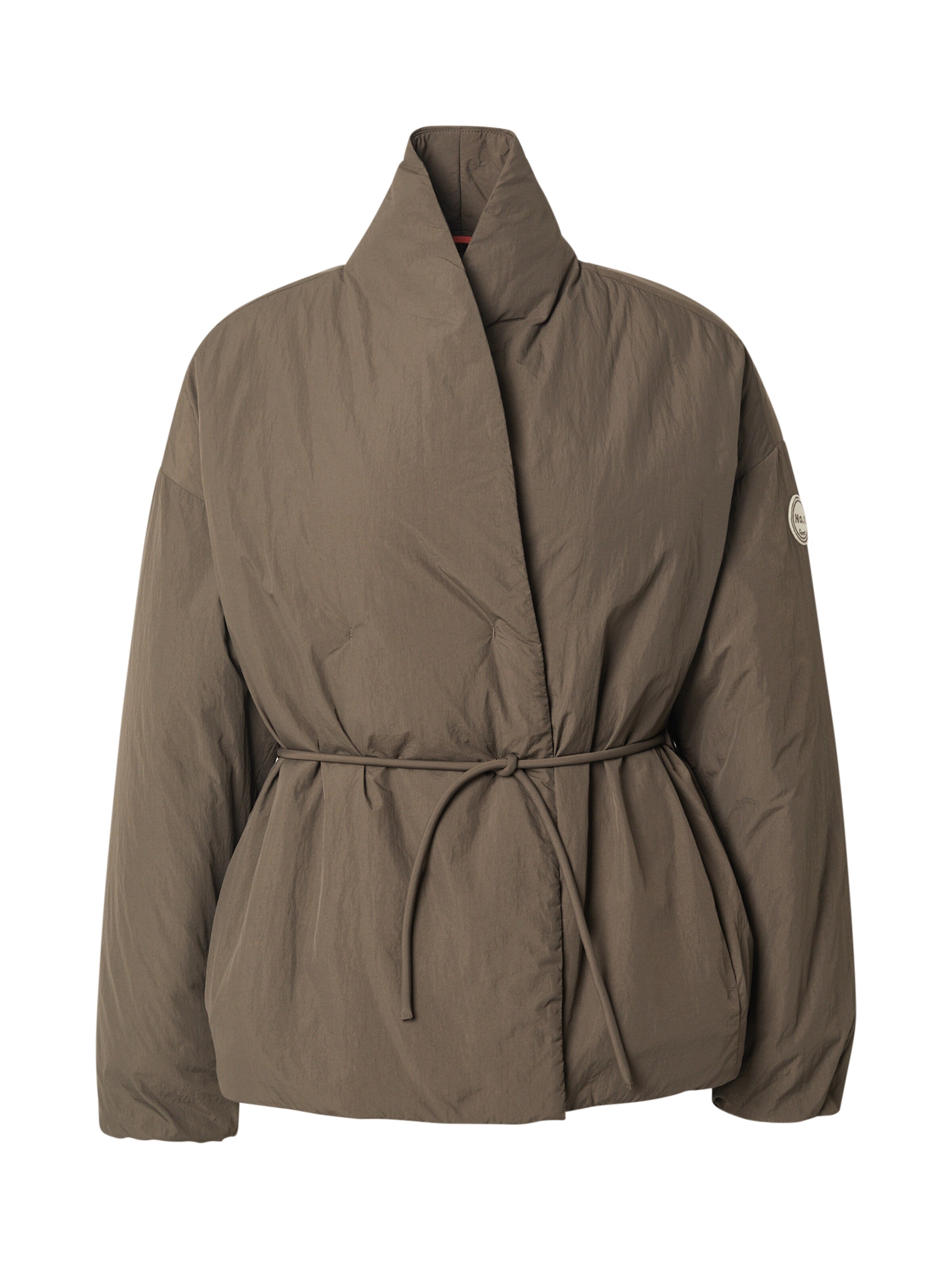 No. 1 Como Between-Season Jacket in Beige: front