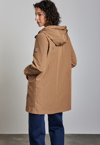 STREET ONE Langer Windbreaker in Braun