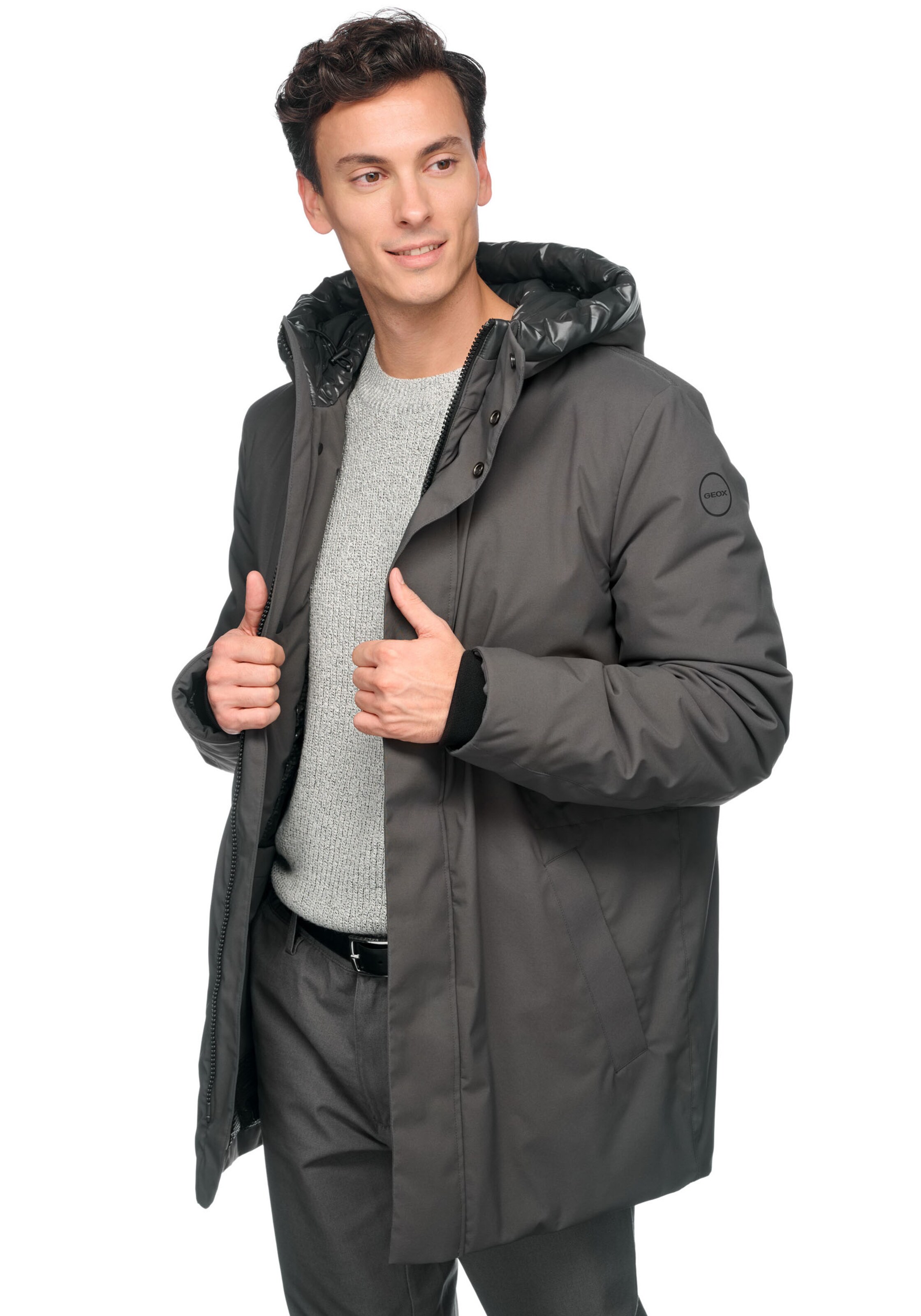 GEOX Winter Parka in Grey