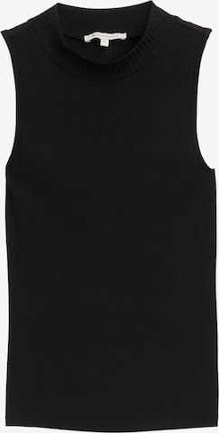 TOM TAILOR DENIM Top in Schwarz: Vorderseite