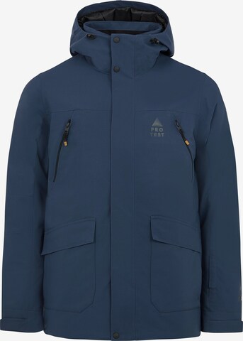 PROTEST Sportjacke 'PRTEIDEM' in Blau: Vorderseite