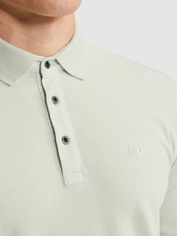 CAST IRON Paita 'Polo shirt in cotton with stretch' värissä valkoinen