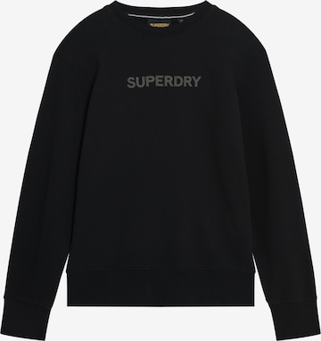 Superdry Sweatshirt in Black: front