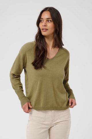 Kaffe Sweater in Green: front