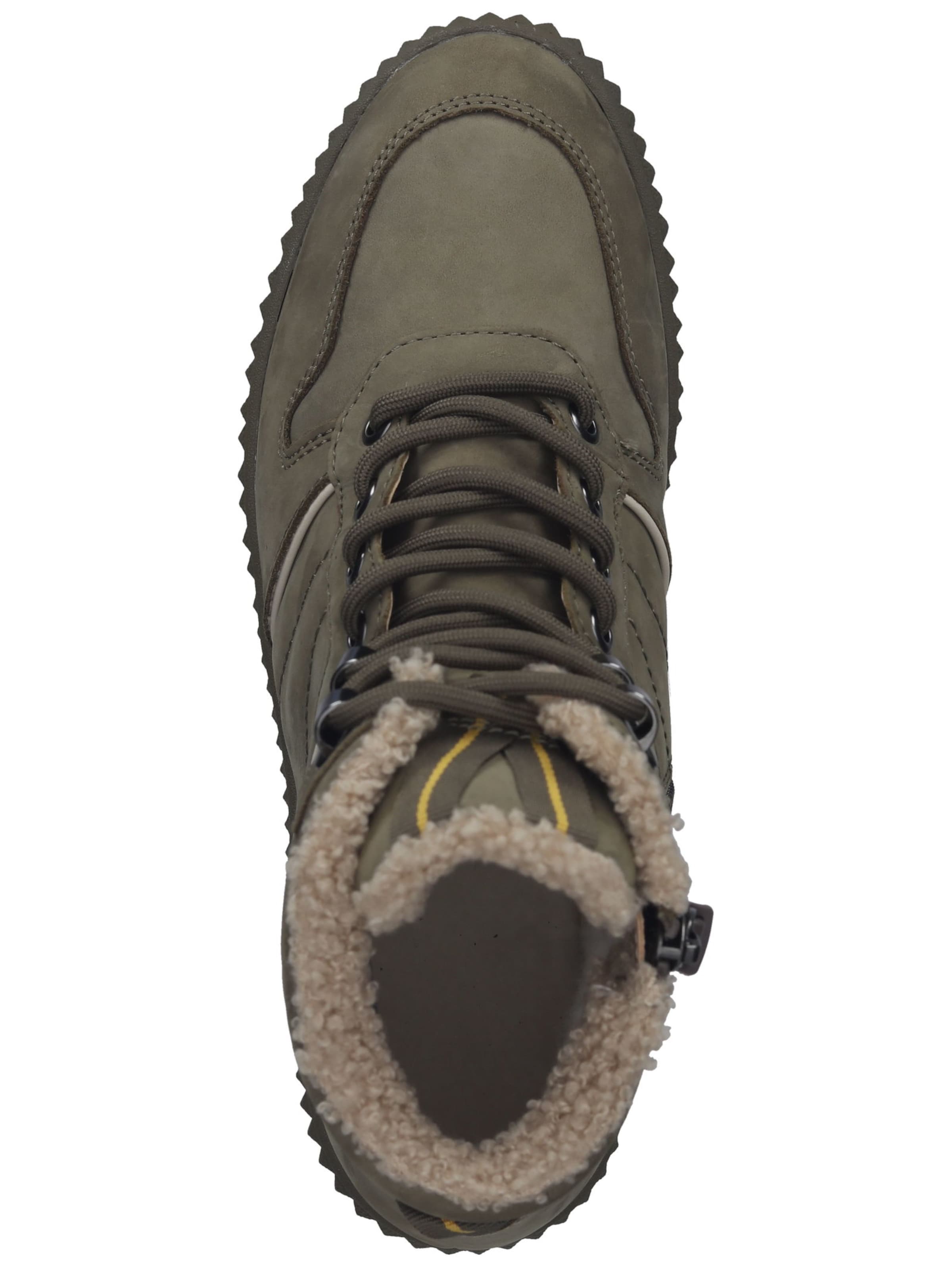 Baskets hautes Tamaris en vert