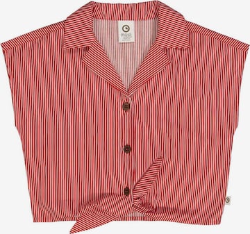 Camicia da donna di Müsli by GREEN COTTON in rosso: frontale